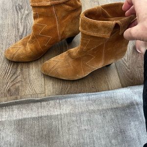 Isabel Marant Booties with tribal pattern
